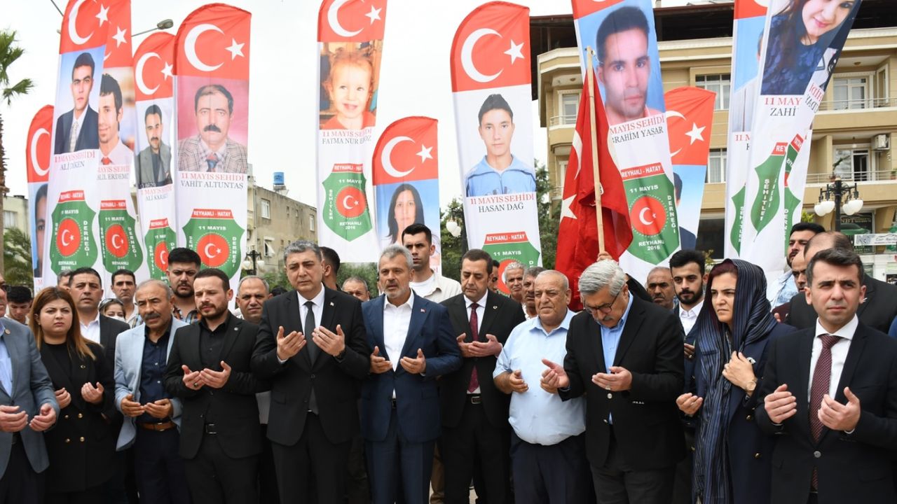 Bombalı saldırıda hayatını kaybedenler Hatay'da anıldı! 