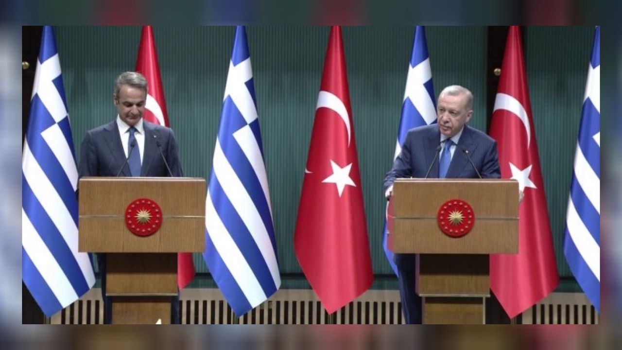 Cumhurbaşkanı Erdoğan ile Miçotakis ortak basın toplantısı sona erdi! 