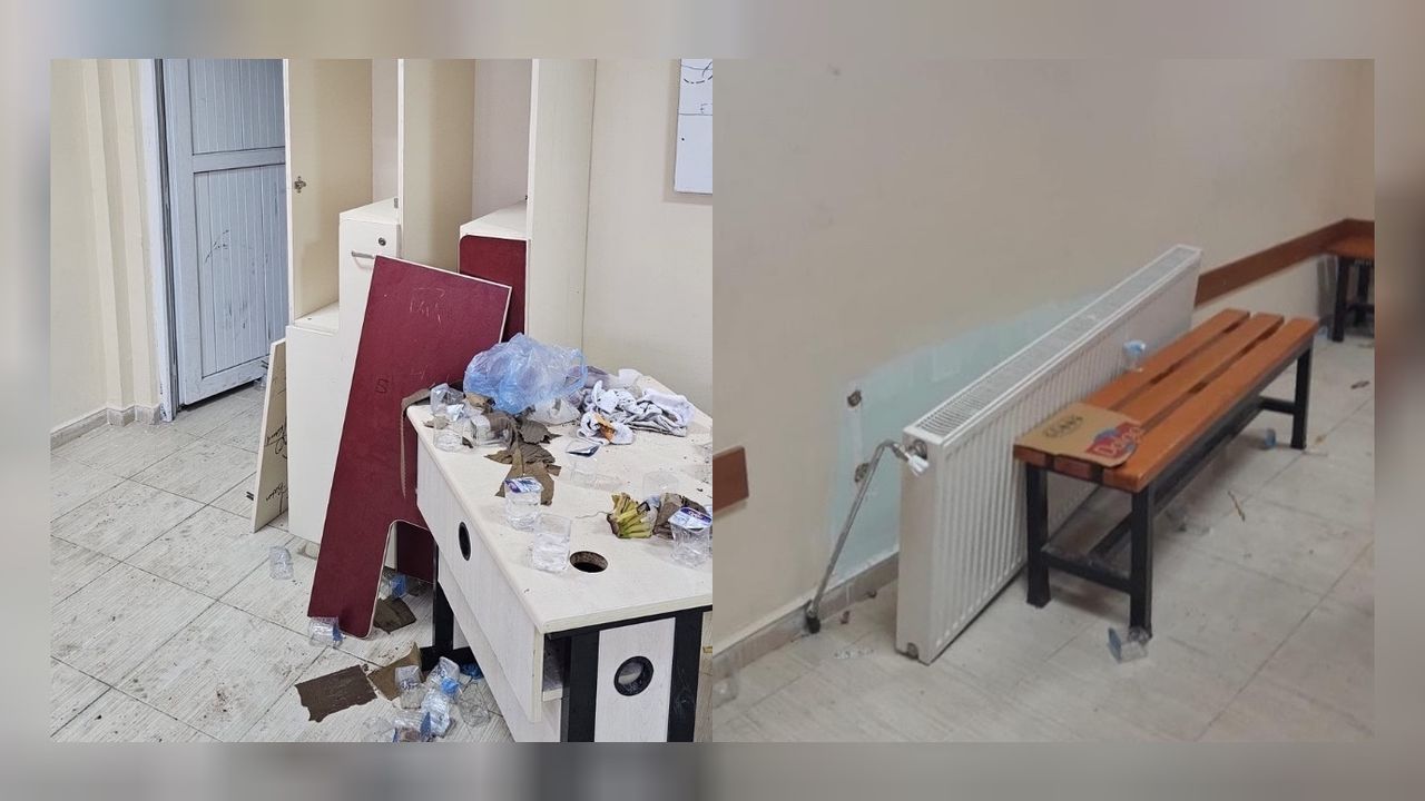 Kadın futbol takımının karşılaşmasında başlayan kavganın görüntüleri ortaya çıktı! 