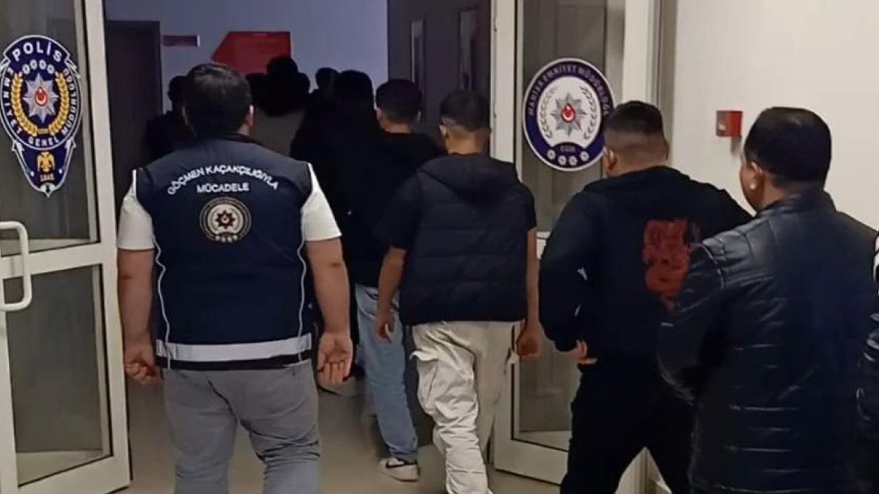 Manisa'da göçmen kaçakçılığı operasyonu: 31 düzensiz göçmen yakalandı