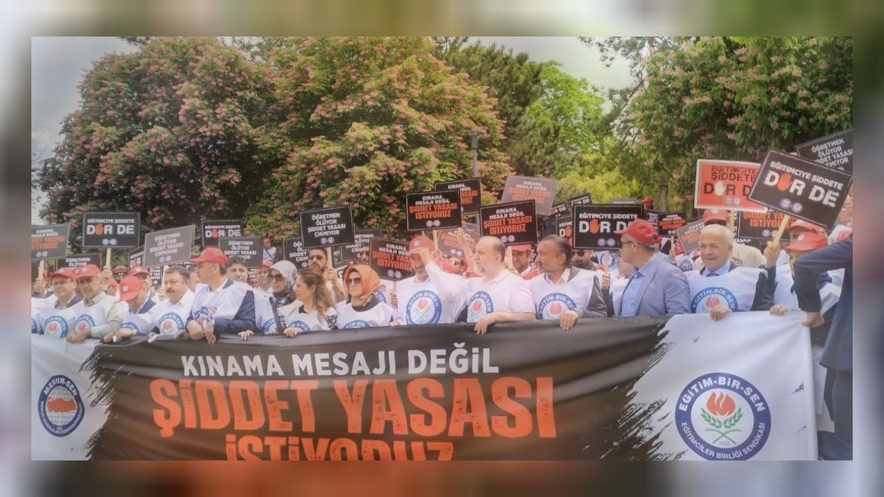 Öğretmenler iş bırakma eyleminde: Çelik yeleklerle yürüyüş başladı! 