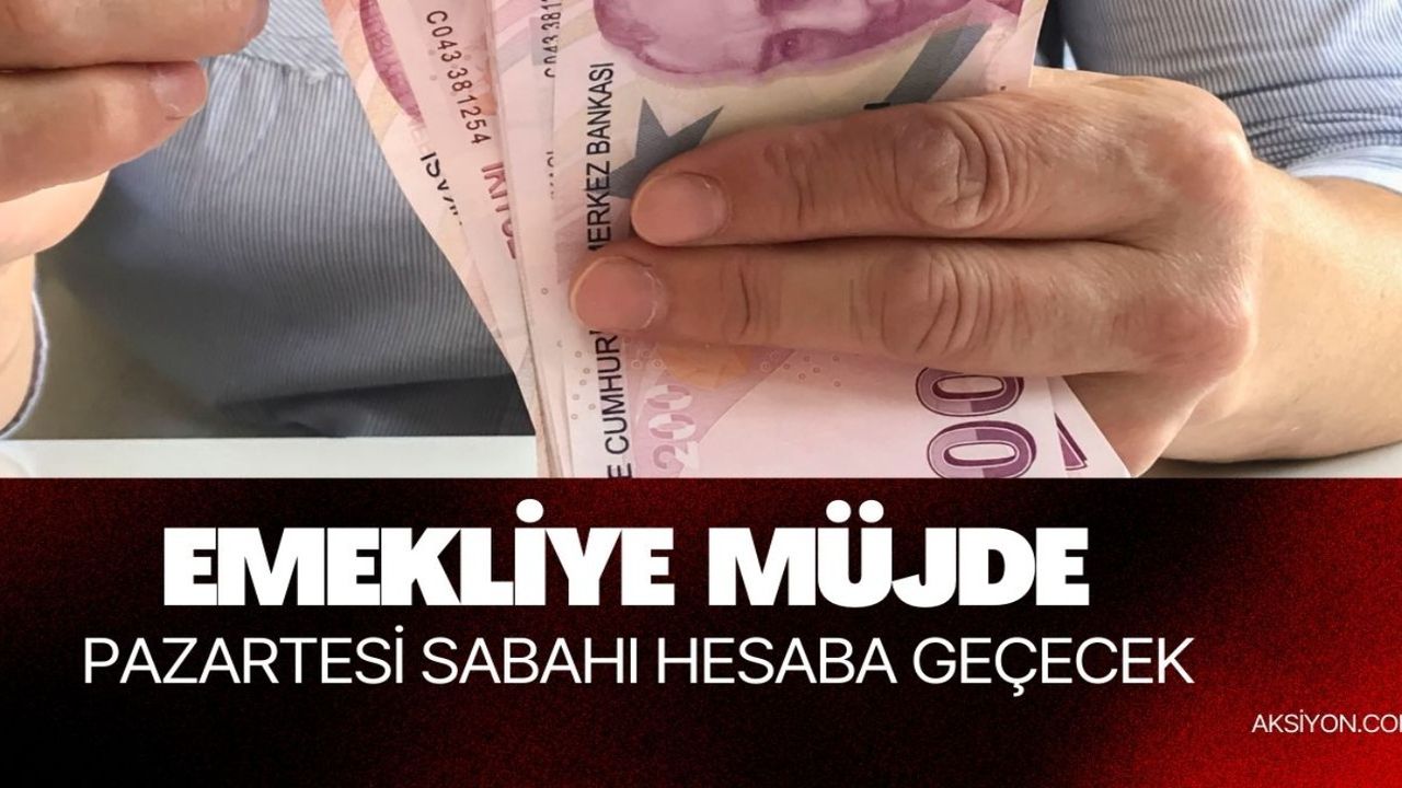 SSK ve Bağ-Kur emeklilerine ek ödeme müjdesi! Pazartesi sabah 09.00'da ödenecek