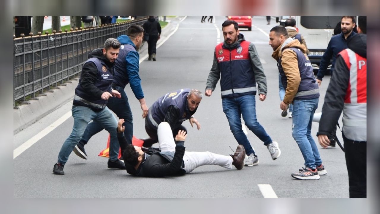 Taksim'e yürümek isteyen 205 vatandaş gözaltına alındı! 