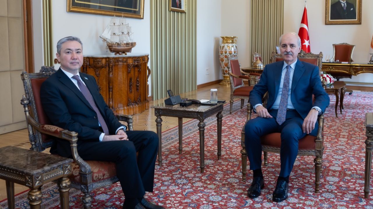 TBMM Başkanı Kazakistan Ankara Büyükelçisi’ni kabul etti!  