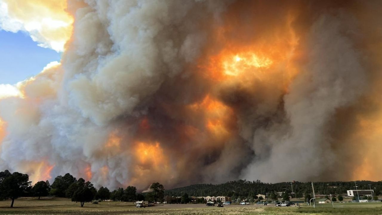 ABD'de New Mexico'da başlayaan orman yangınları nedeniyle OHAL ilan edildi