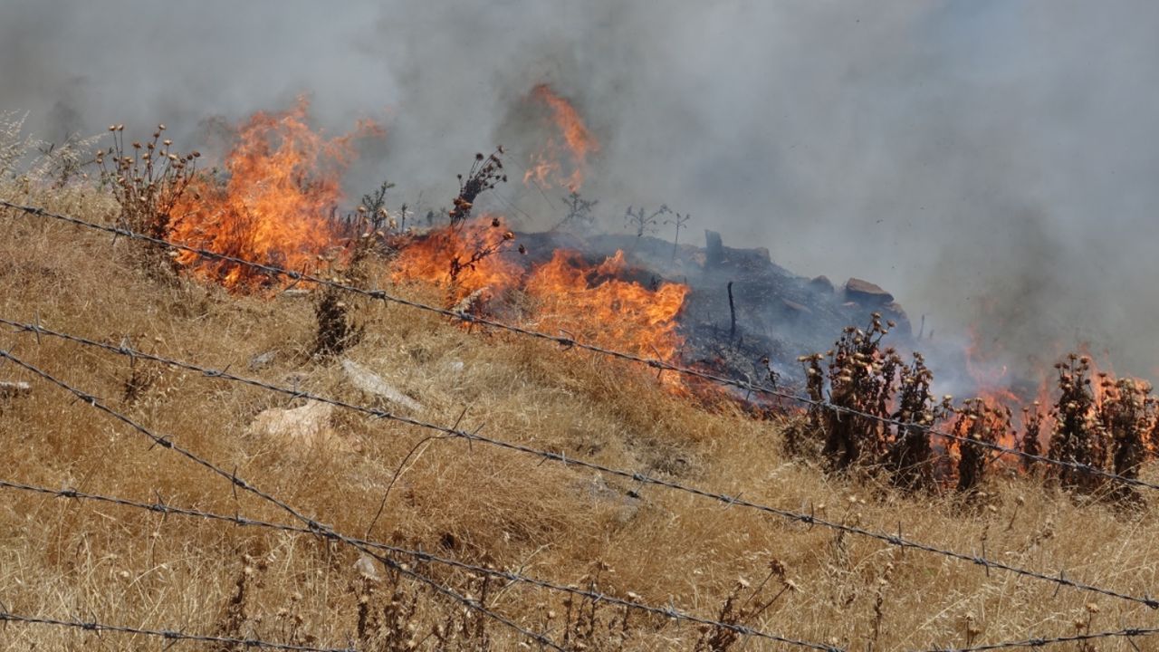 Ayvalık’ta çöp depolama alanında yangın: 4 uçak müdahale ediyor!  