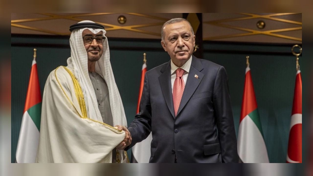 Cumhurbaşkanı Erdoğan İtalya'da Birleşik Arap Emirlikleri Başkanı Al Nahyan ile görüştü! 