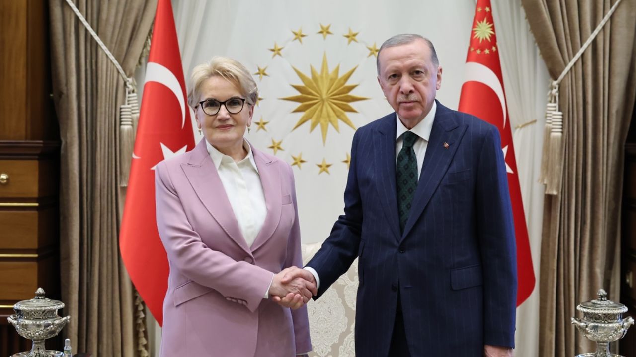 Cumhurbaşkanı Erdoğan Meral Akşener'i kabul etti! 