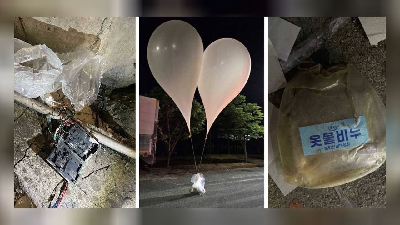 Güney Kore isyan etti: Kuzey Kore arka arkaya çöp balonu gönderiyor! 