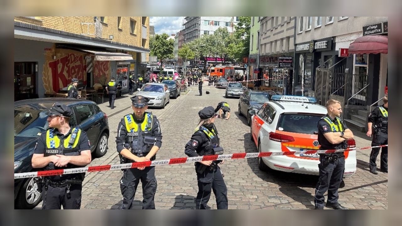 Hamburg'da EURO 2024 gerilimi! Polis gerçek mermiyle müdahale ediyor 