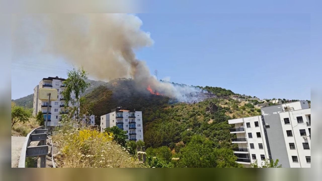 İzmir Narlıdere'de kaynak makinesinden çıkan kıvılcım yangın çıkardı! 