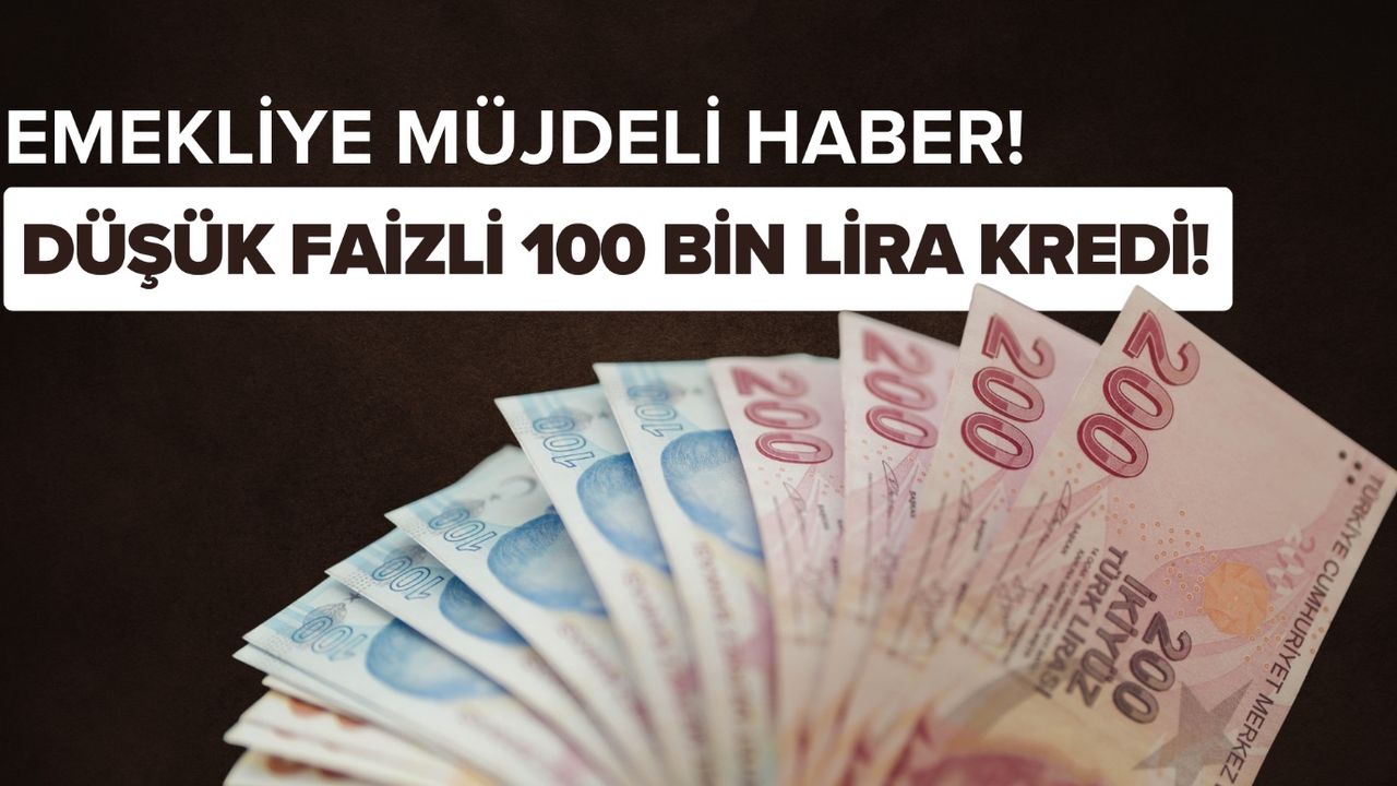 PTT faizi düşürdü! Emekliye 100.000 TL hızlı kredi verecek: Aranan tek şart...