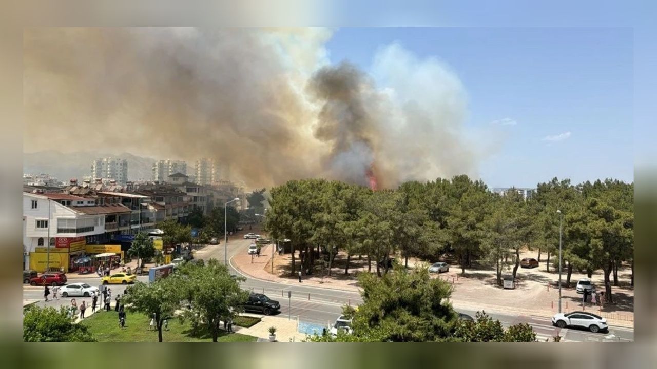 Son dakika! Antalya Konyaaltı'nda orman yangını çıktı