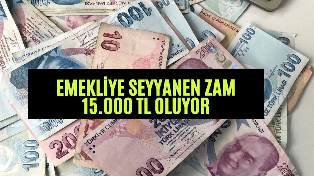 TÜED net konuştu! Emekliye 15.000 TL seyyanen zam kapıdan girdi