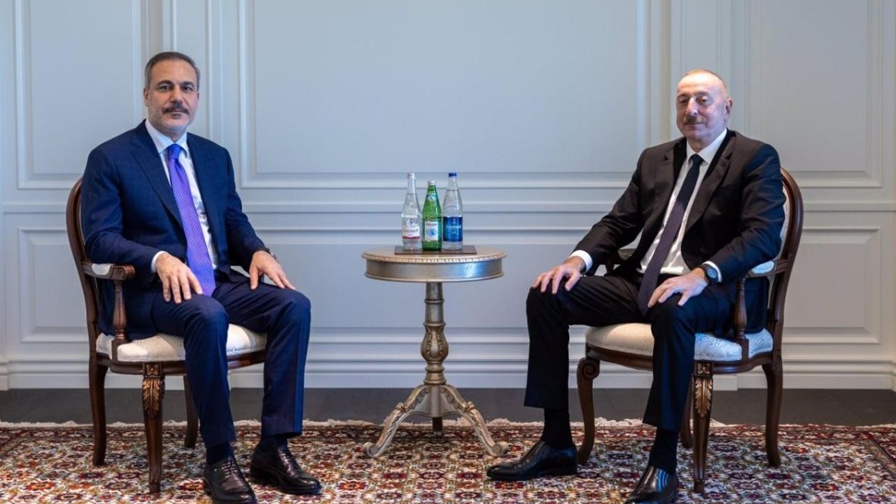  Aliyev ve Fidan, Şuşa'da Azerbaycan-Türkiye ve Türkiye-Ermenistan ilişkilerini görüştü