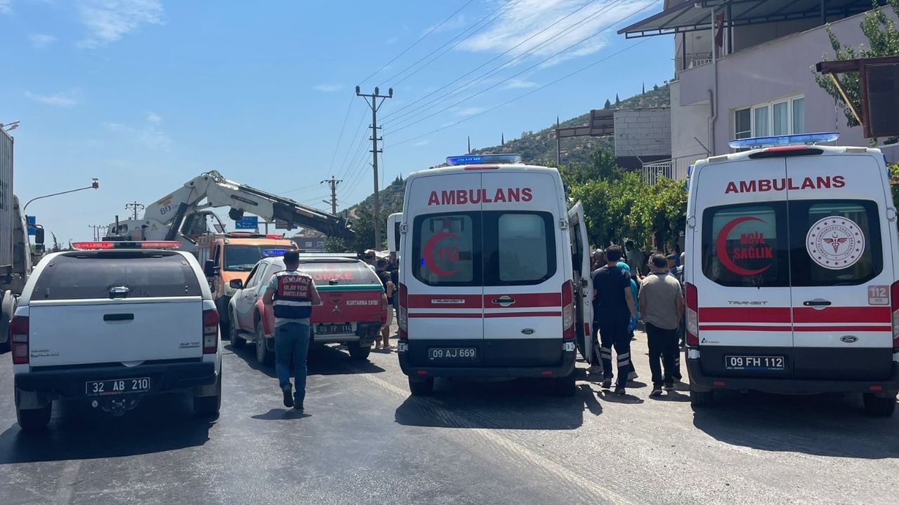 Aydın’da feci kaza sonucu 1 kişi öldü, onlarcası yaralandı! 