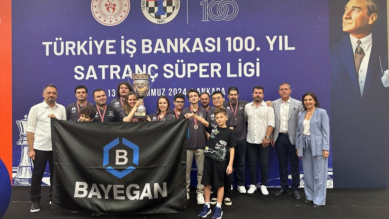 Bayegan Pendik Satranç Spor, 100. Yıl Satranç Süper Ligi'nde Şampiyon Oldu
