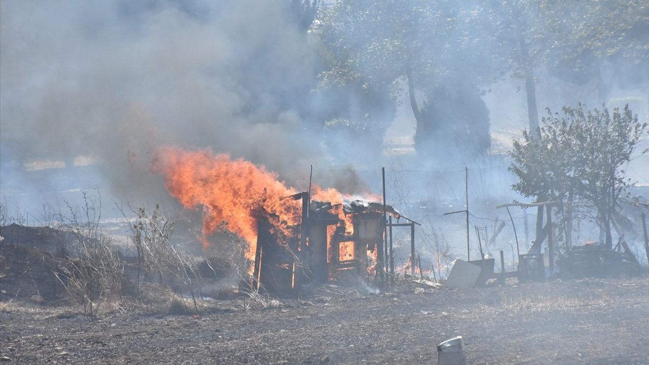 Bursa'da Nefes Kesen Anız Yangını Kontrol Altında