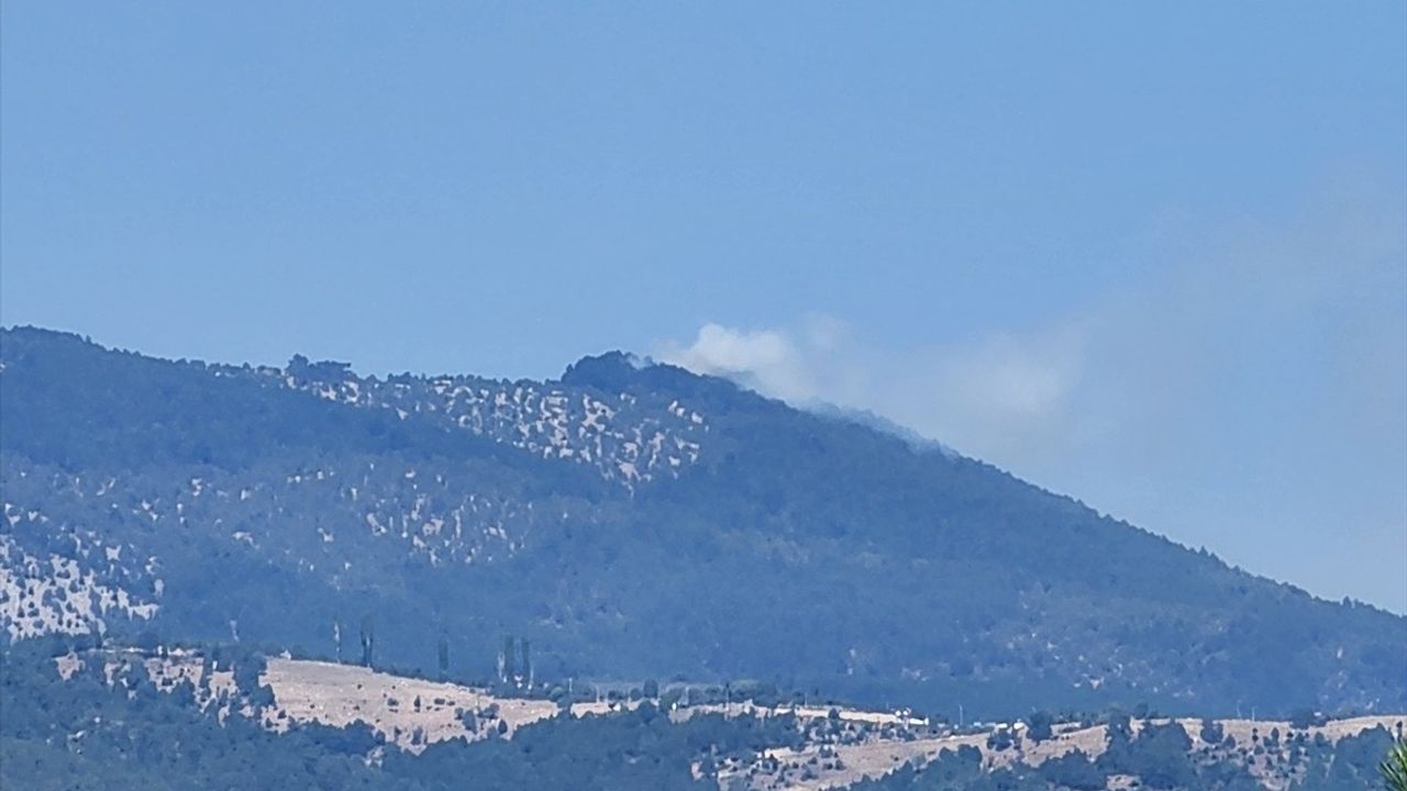 Bursa'daki Orman Yangınına Müdahale Sürüyor