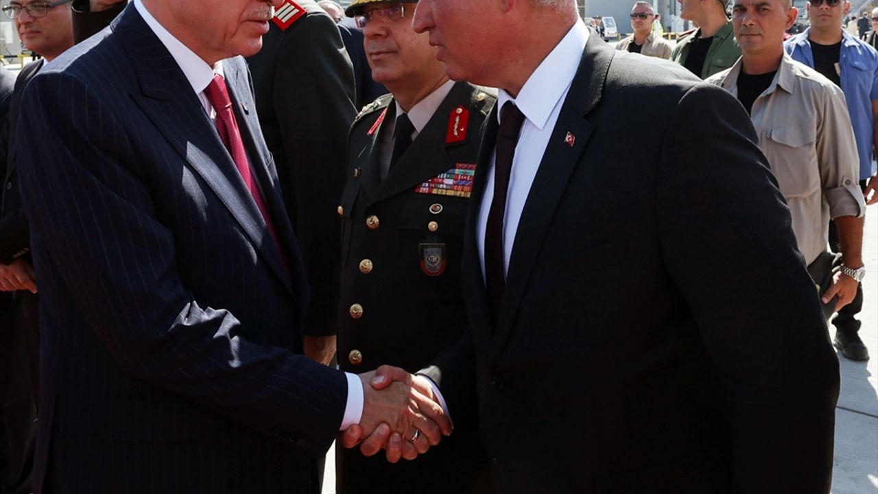 Cumhurbaşkanı Erdoğan, KKTC'den ayrıldı