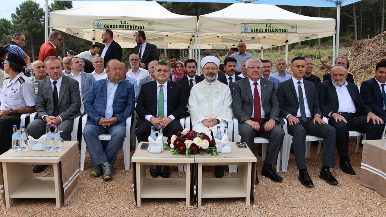 Diyanet İşleri Başkanı Erbaş Sinop'ta Cami Temel Atma Törenine Katıldı