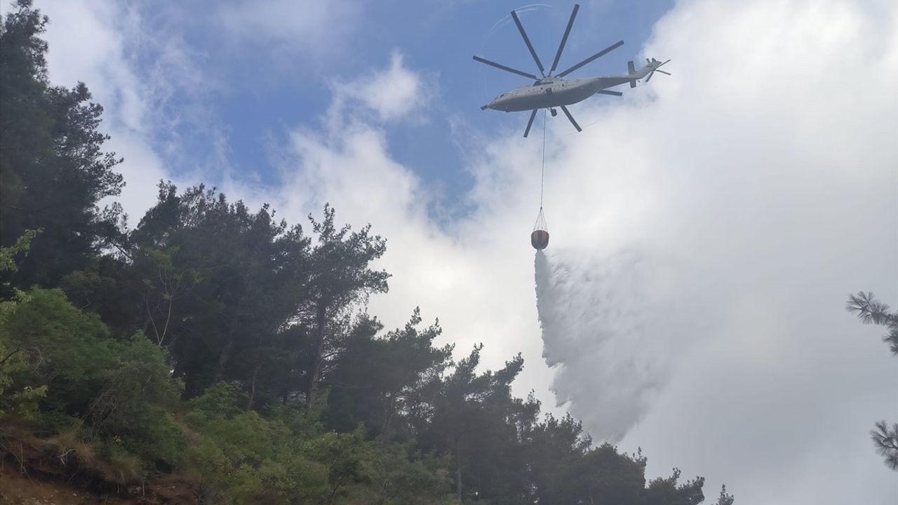 Hatay'da Orman Yangınına Hızlı Müdahale