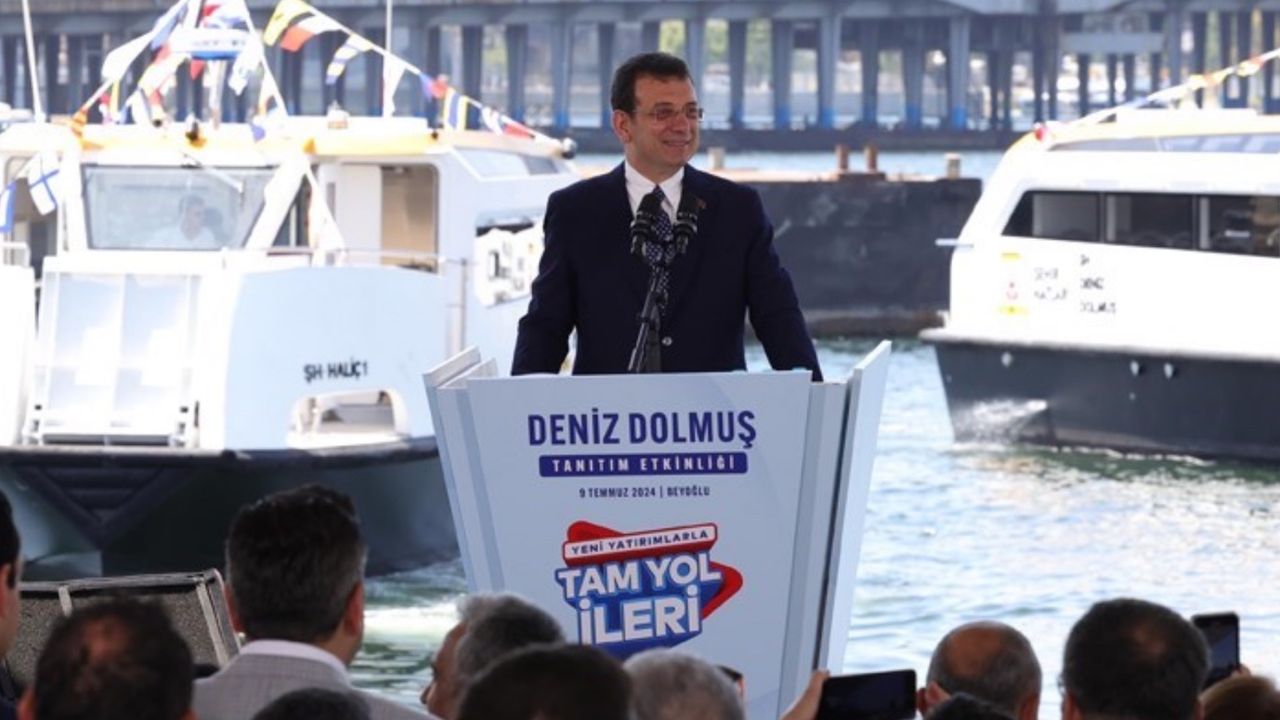 İstanbul'da deniz dolmuşları devreye alındı! 