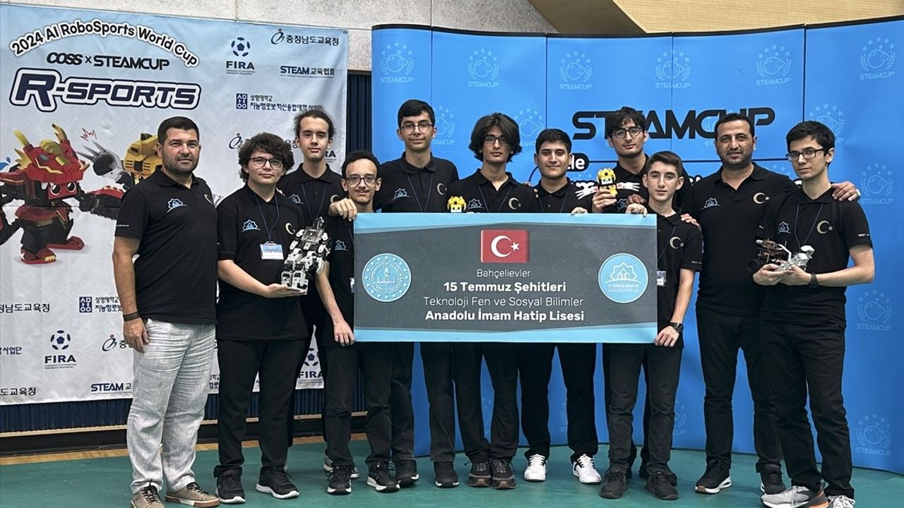 İstanbul'dan Dünya Şampiyonu Robot Takımı Çıktı
