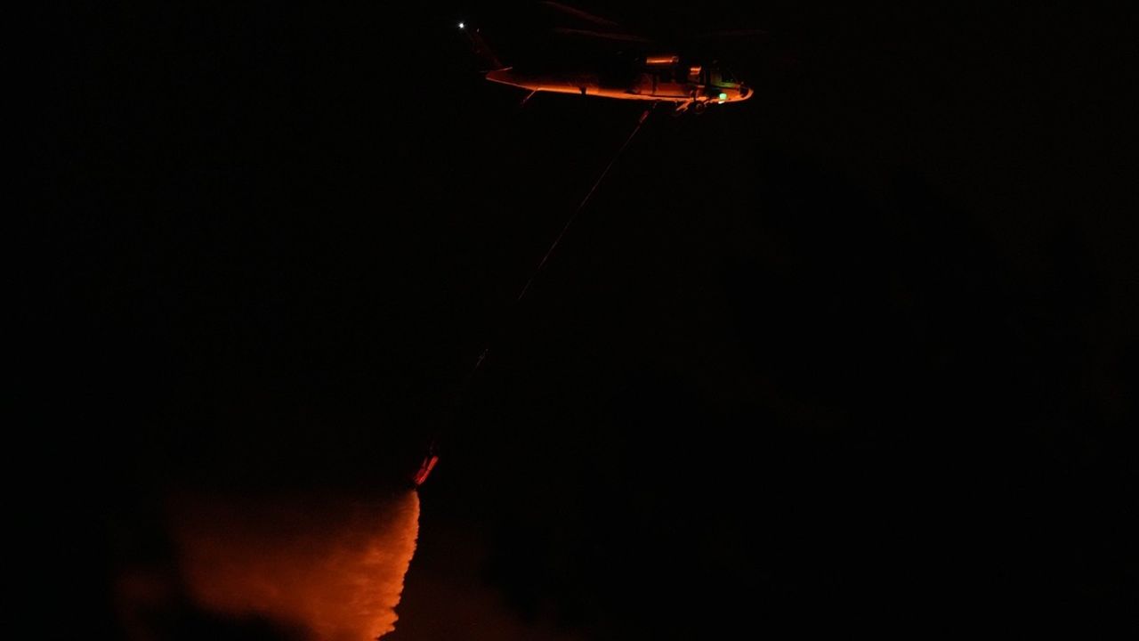 İzmir Urla'da Orman Yangınına Hızlı Müdahale