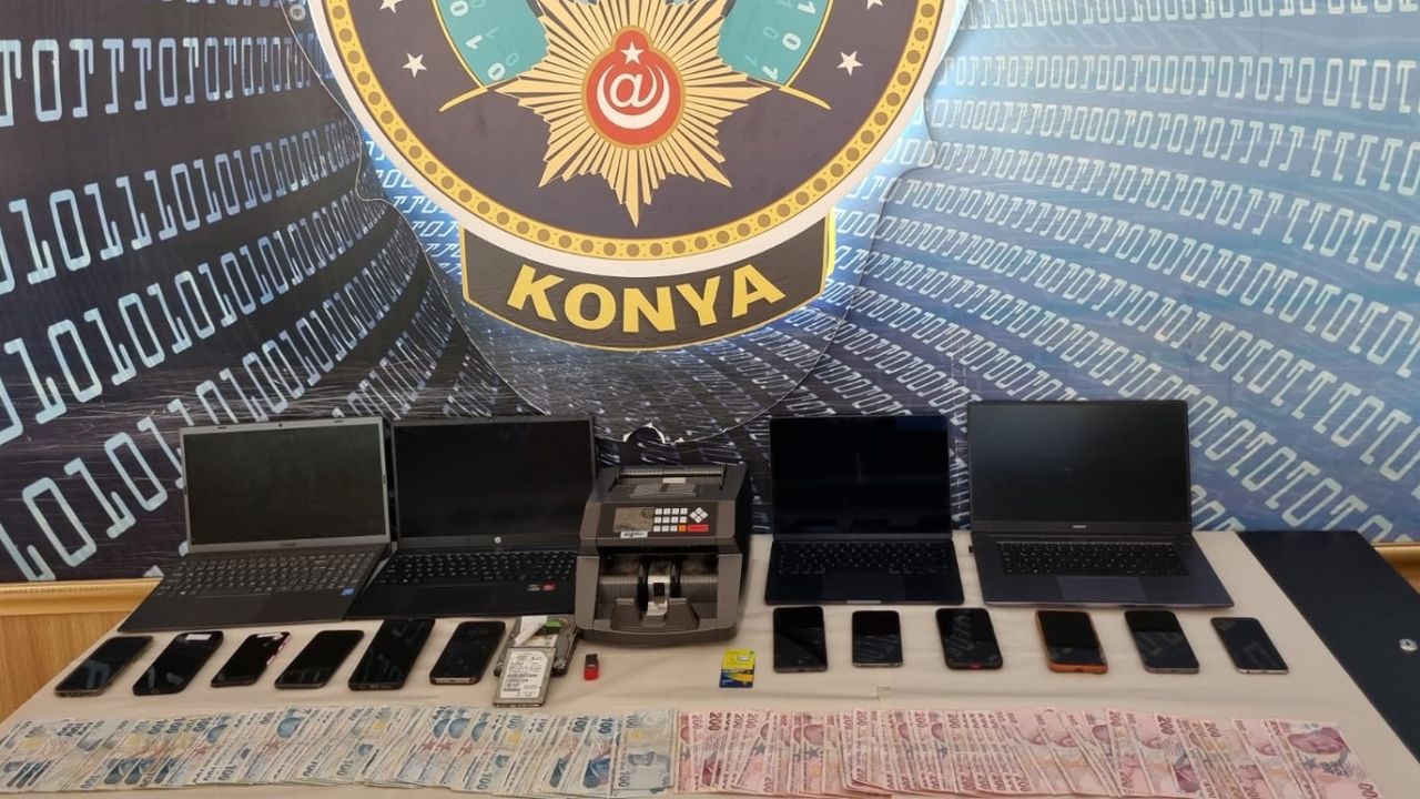 Konya’da dolandırıcılık operasyonu sonucu 8 kişi tutuklandı!