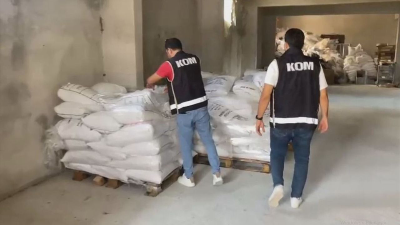 Mersin'de 50 Ton Sahte Deterjan İmha Edildi