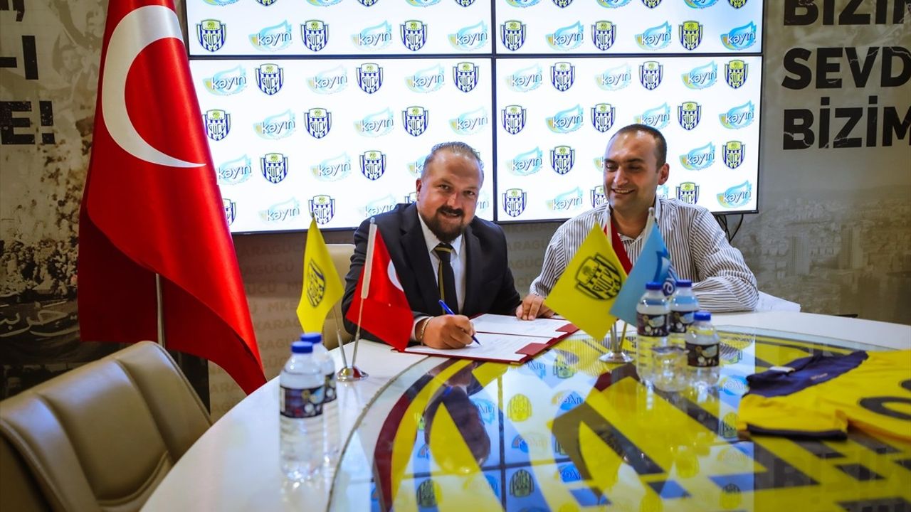 MKE Ankaragücü ile Kayın Su Sponsorluk Anlaşmasını Uzatıyor