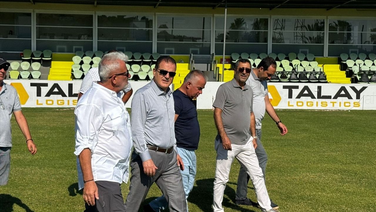 Muğla Valisi Bodrum İlçe Stadındaki Çalışmaları İnceledi