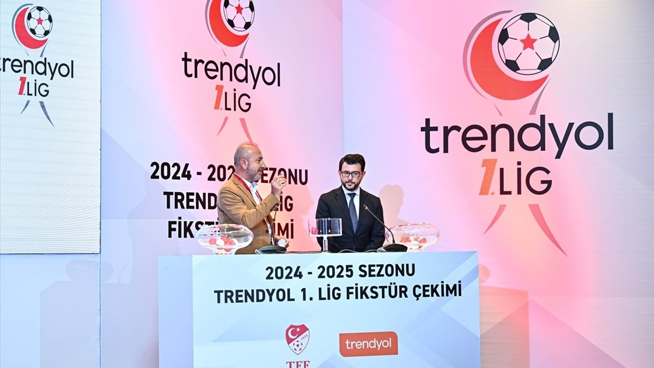 Trendyol 1. Lig 2024-2025 Sezonu Fikstürü Çekildi