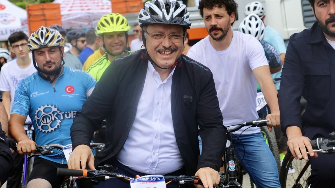 4. Arsin-Santa Dağ Bisikleti Maratonu Büyük İlgi Gördü