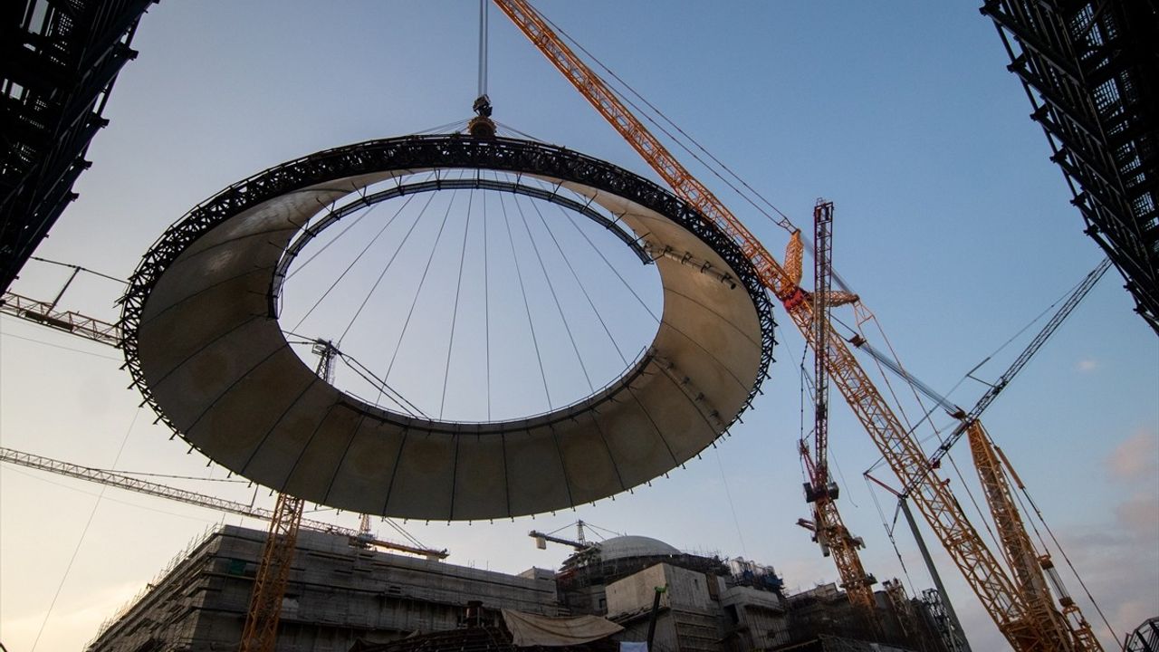 Akkuyu Nükleer Güç Santrali'nde Önemli İlerleme: Dış Koruma Kabuğu Tamamlandı