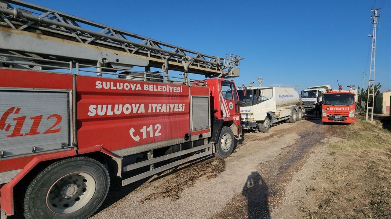 Amasya'da 80 Ton Saman Yandı