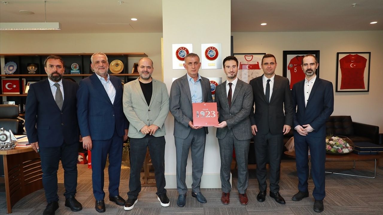 Anadolu Ajansı TFF Başkanı İbrahim Hacıosmanoğlu'nu Ziyaret Etti