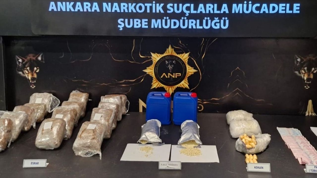 Ankara'da Uyuşturucu Operasyonu: 7 Gözaltı