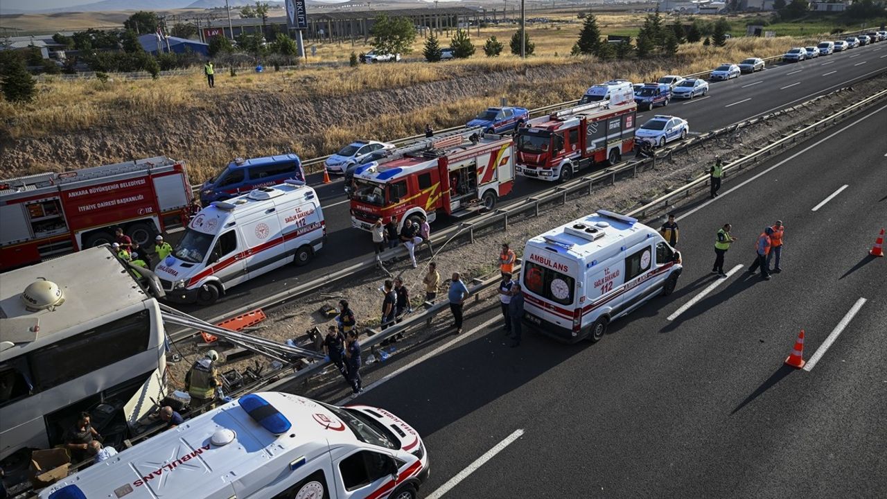 Ankara'da Yolcu Otobüsü Kazası: 9 Ölü, 26 Yaralı