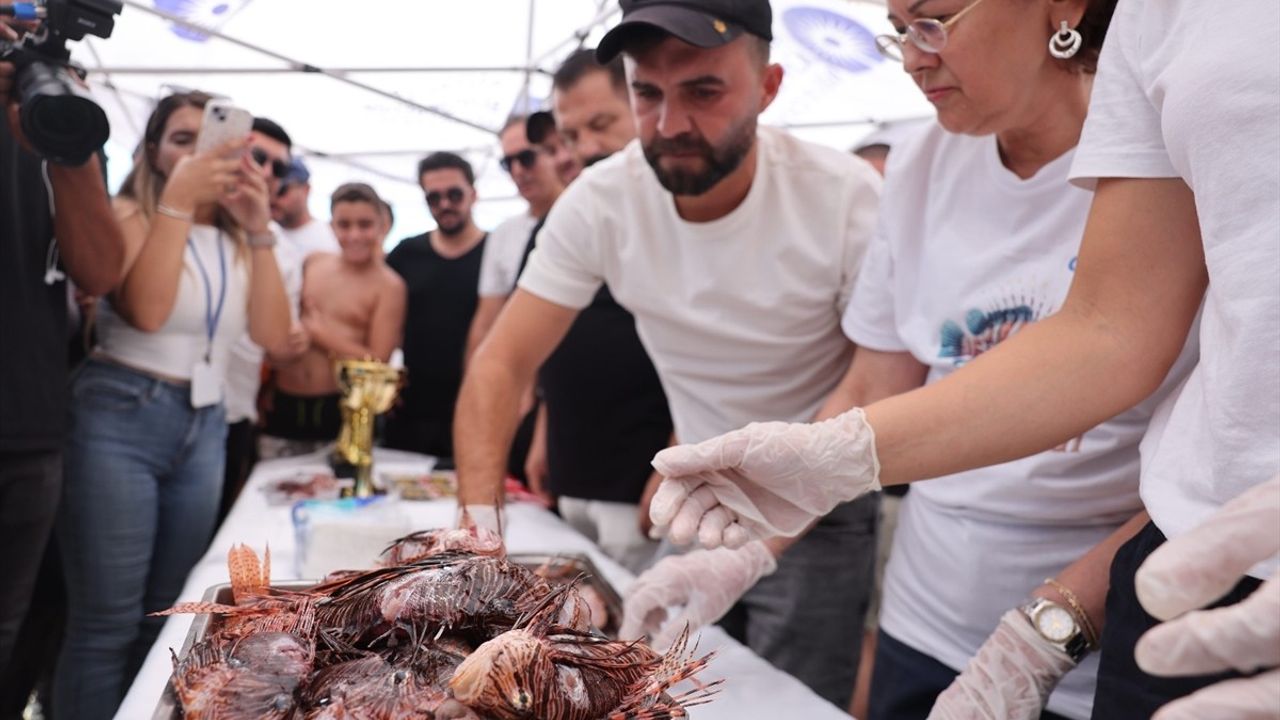 Antalya'da Aslan Balığı Avlama Yarışması Gerçekleşti