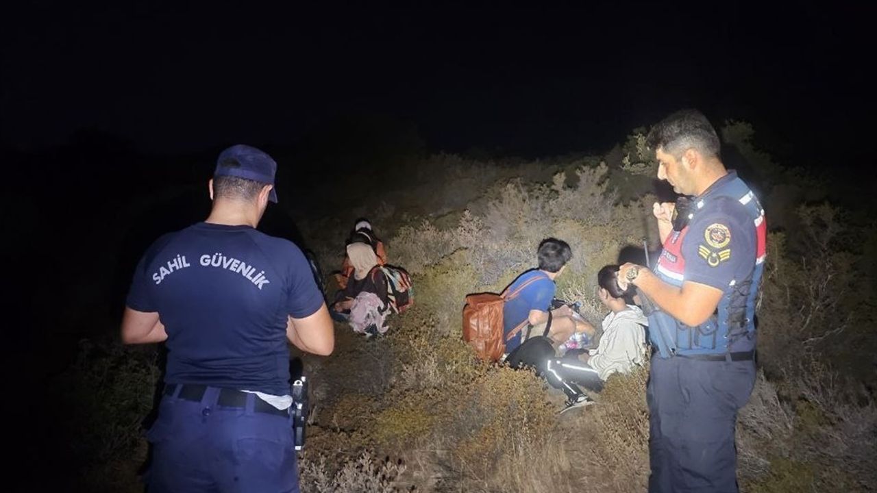 Balıkesir'de Düzensiz Göçmenler Yakalandı