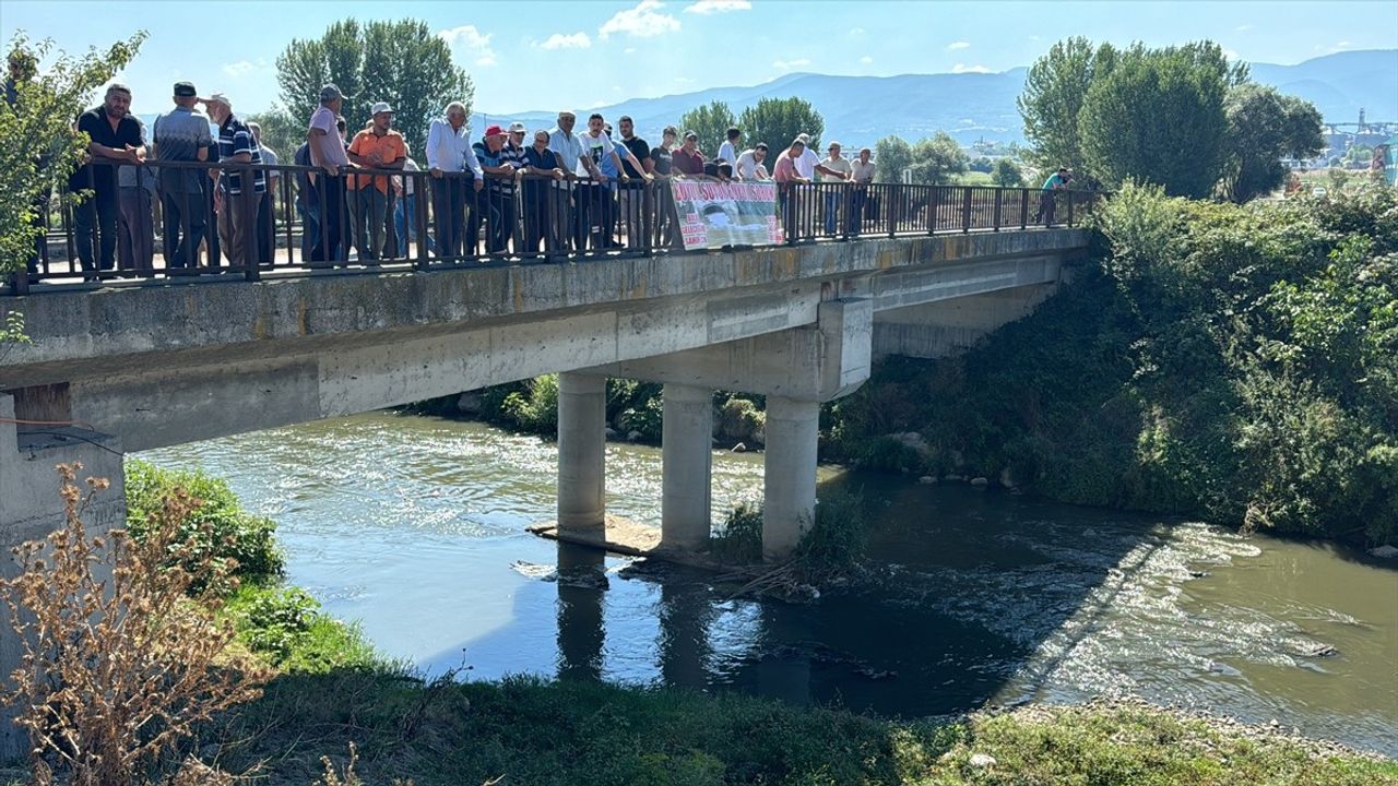 Bolu'da Köylüler Büyüksu Deresi İçin Temizlik Eylemi Gerçekleştirdi