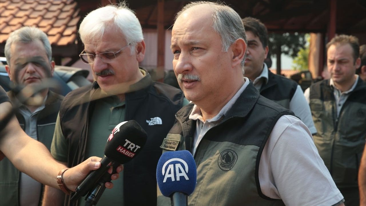 Bolu'da Orman Yangınına Yoğun Müdahale