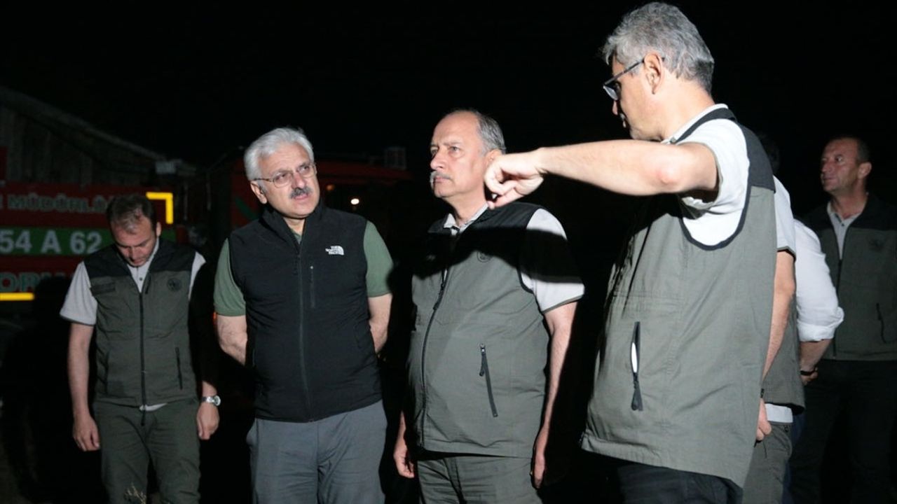 Bolu'daki Orman Yangınına İlişkin Gelişmeler