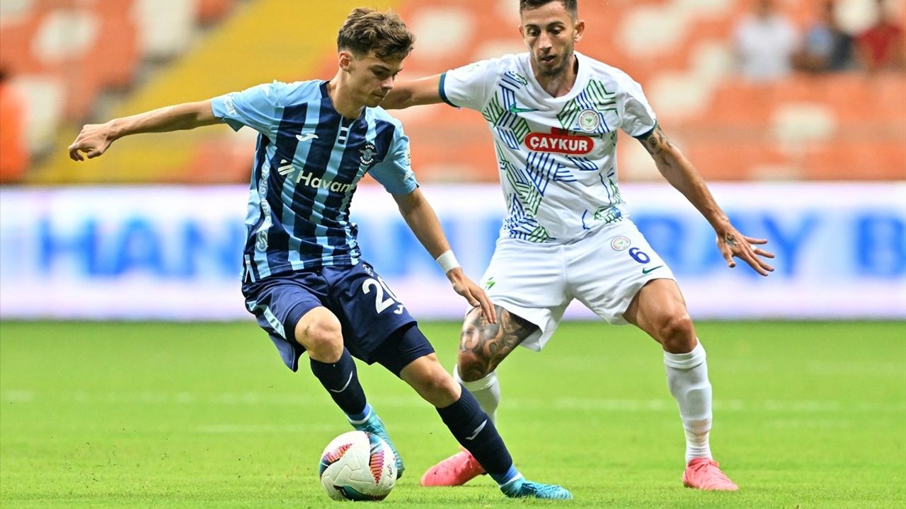 Çaykur Rizespor, Adana Demirspor'u 2-1 Mağlup Etti
