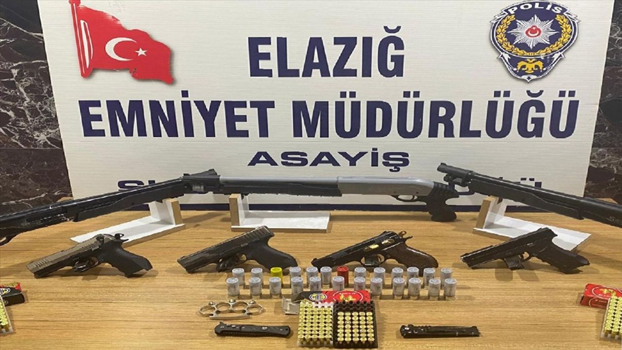 Elazığ'da Ruhsatsız Silah Operasyonları: 10 Gözaltı