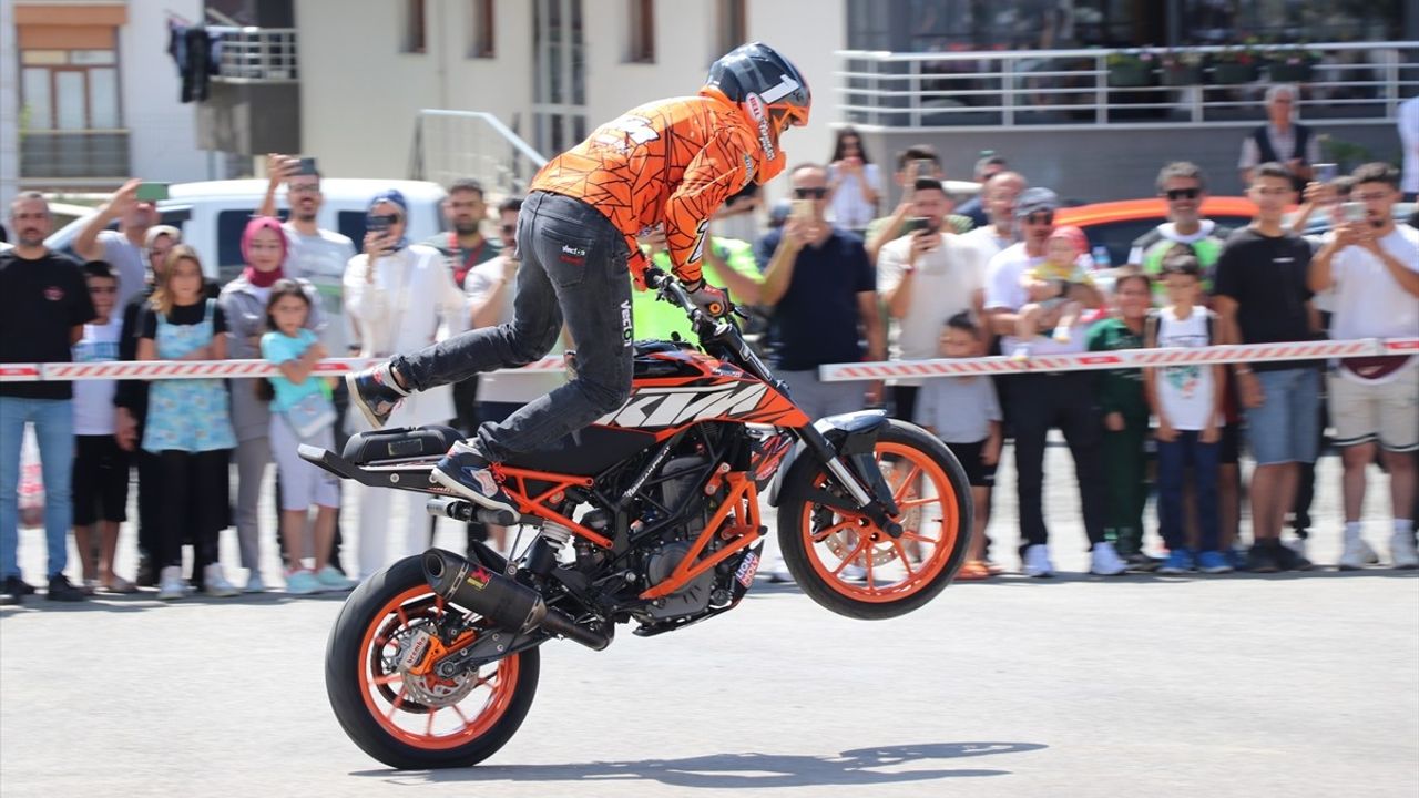 Erzincan 3. Motosiklet Festivali Coşkuyla Başladı