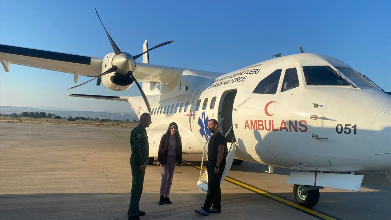 Hava Kuvvetleri Ambulans Uçağı ile Organ Nakli Gerçekleşti