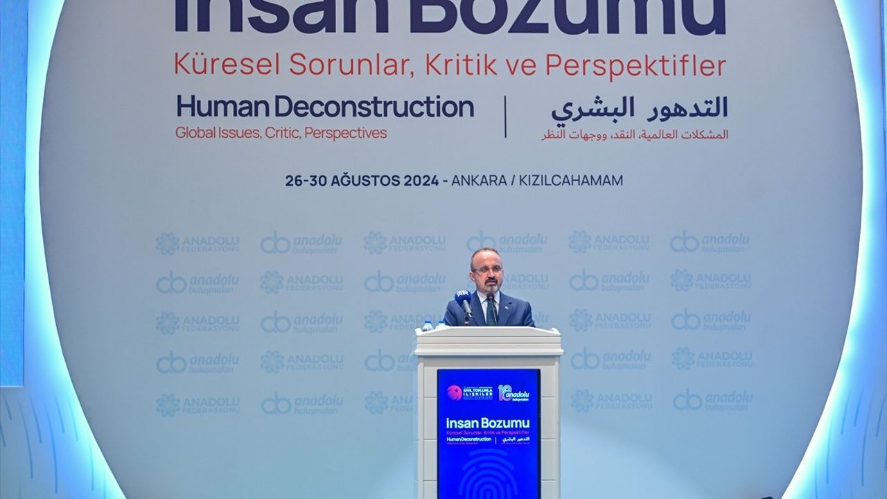 İçişleri Bakan Yardımcısı Bülent Turan Anadolu Buluşmaları Sempozyumu'nda Konuştu